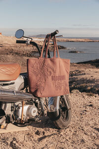 Slowlove EMBROIDERY WASHED SHOPPER