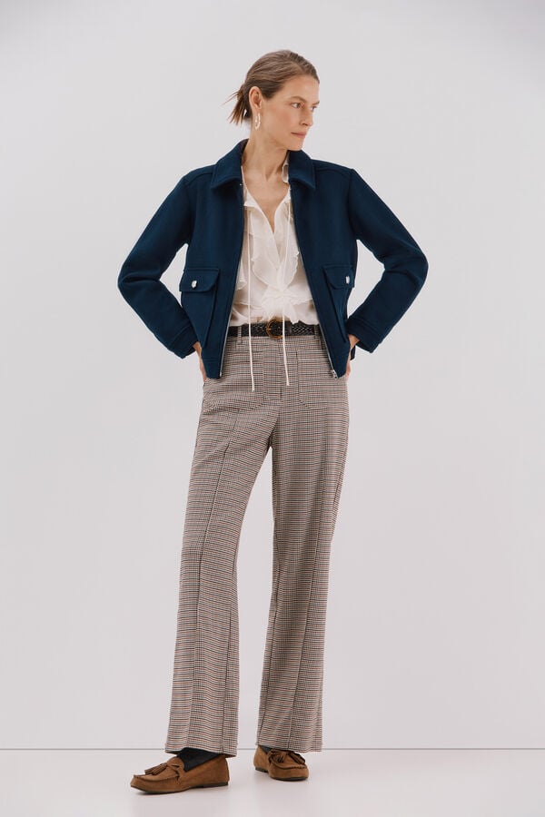 Cortefiel Hooded hood Navy