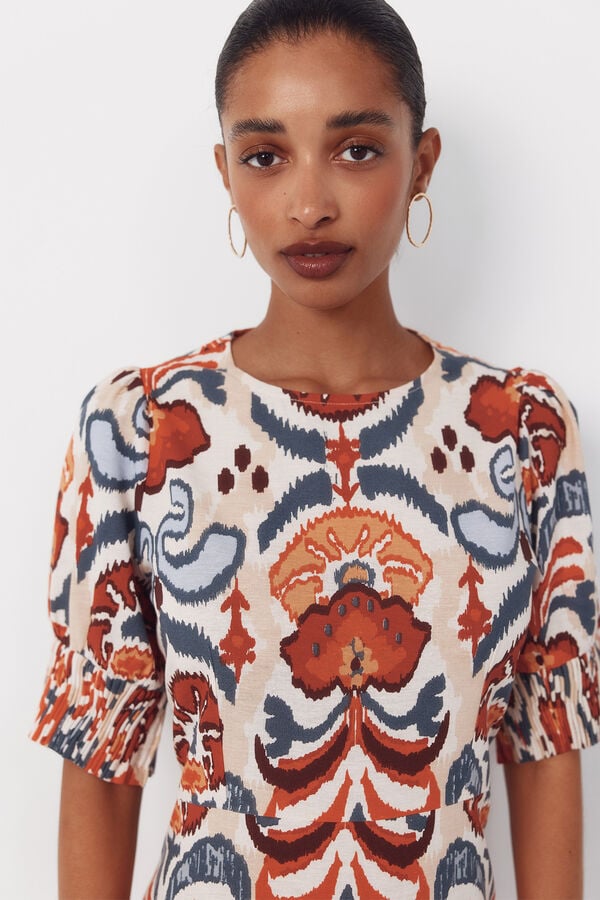 Cortefiel Printed blouse Multicolour