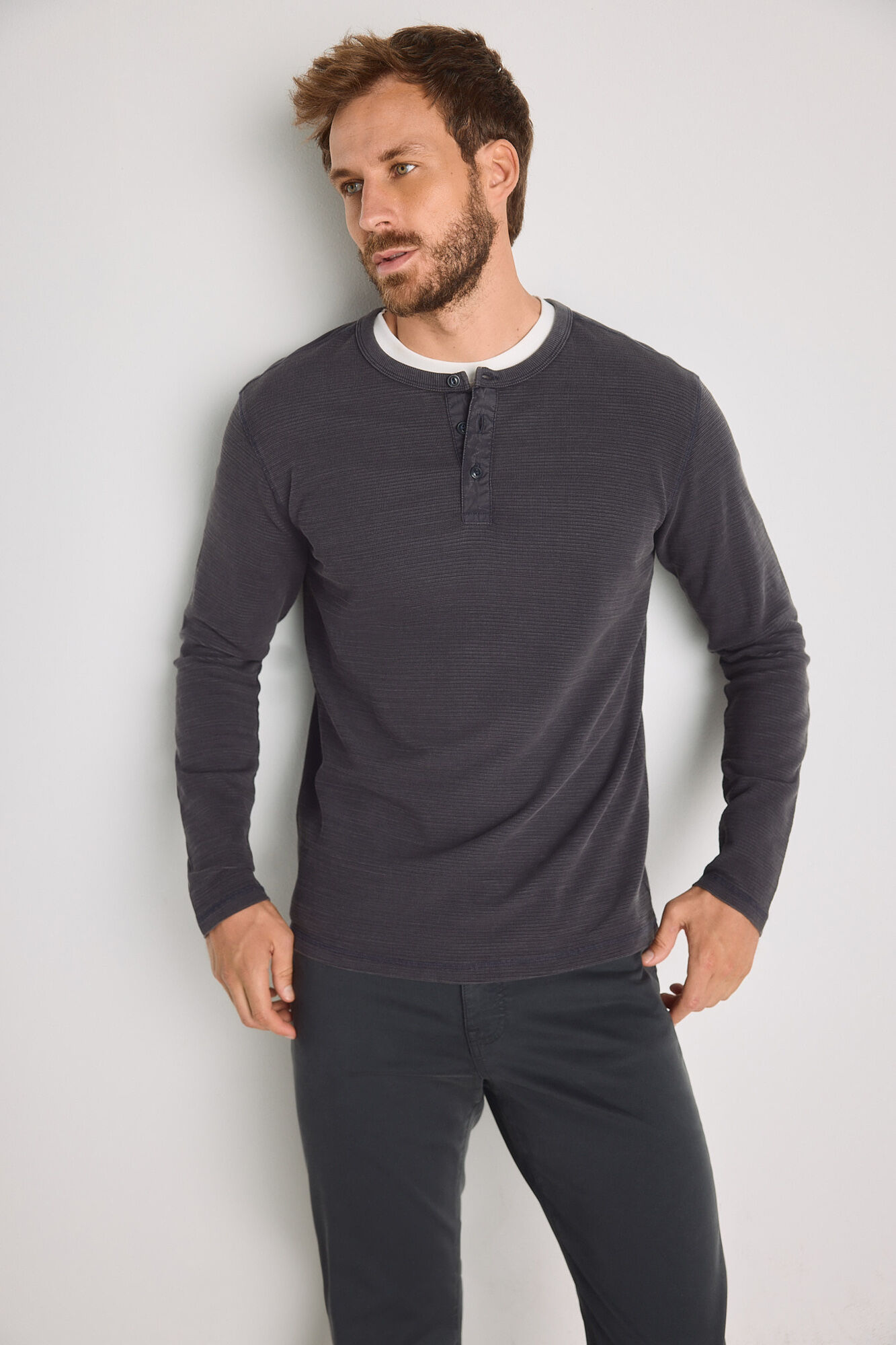 Jack & Jones T-shirt canelada regular