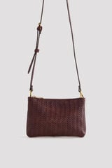 Cortefiel Bolsa a tiracolo carteira com textura Castanho