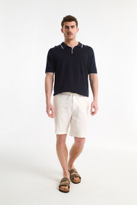 Selected Bermuda de linho com caimento relaxado