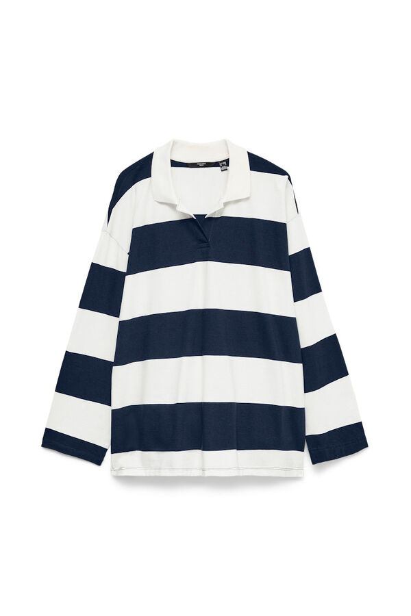 Vero Moda Curve Polo de manga comprida Curve  Azul