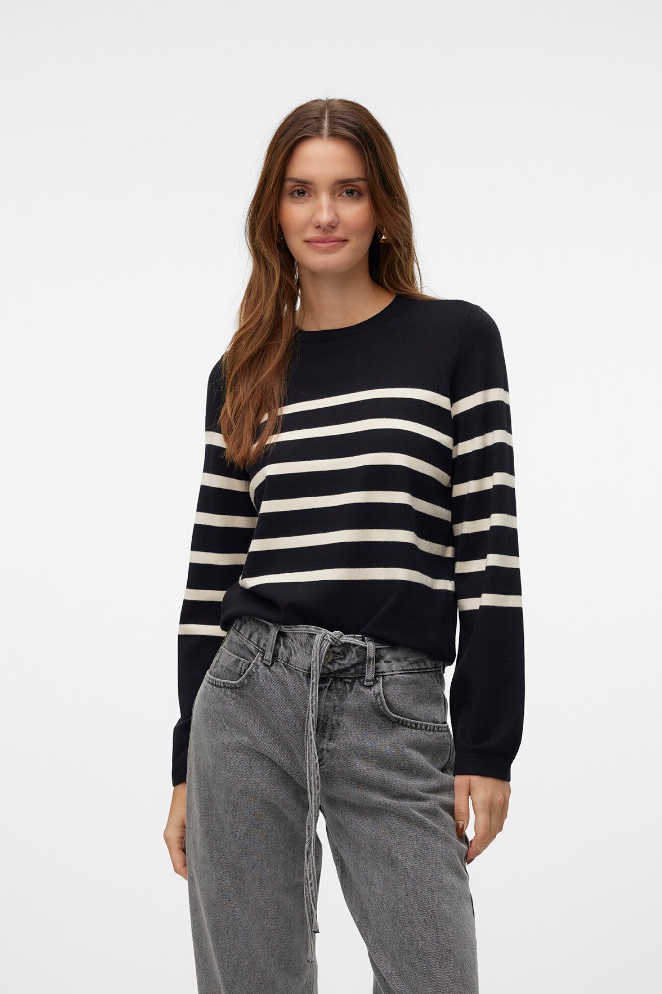 Vero Moda Camisola de malha &agrave;s riscas