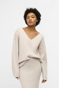 Object Camisola básico com gola em V