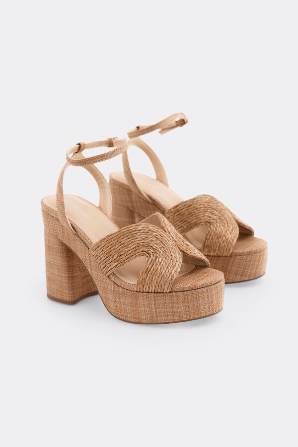 Slowlove Sandalia plataforma yute Arena