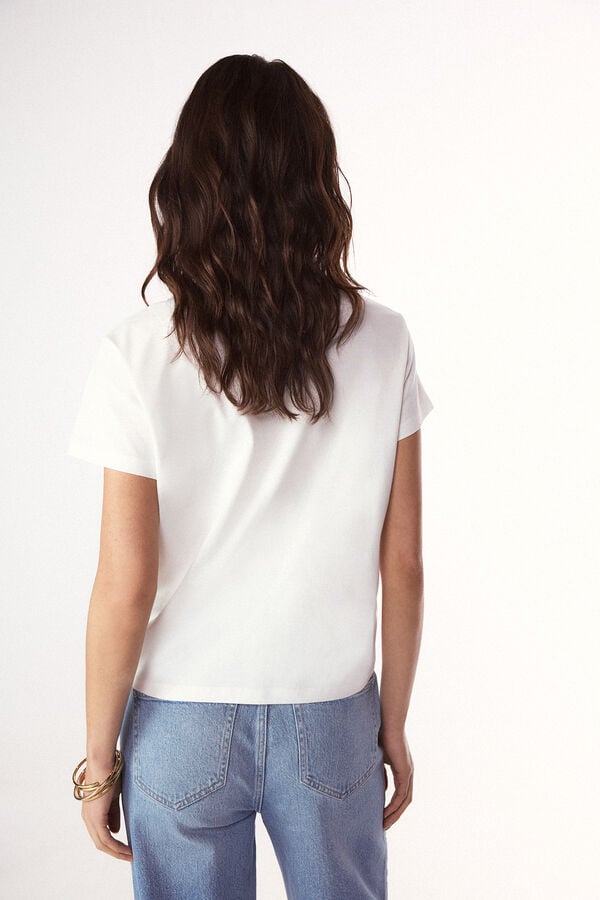 Slowlove Camiseta slowlove estampada Branco