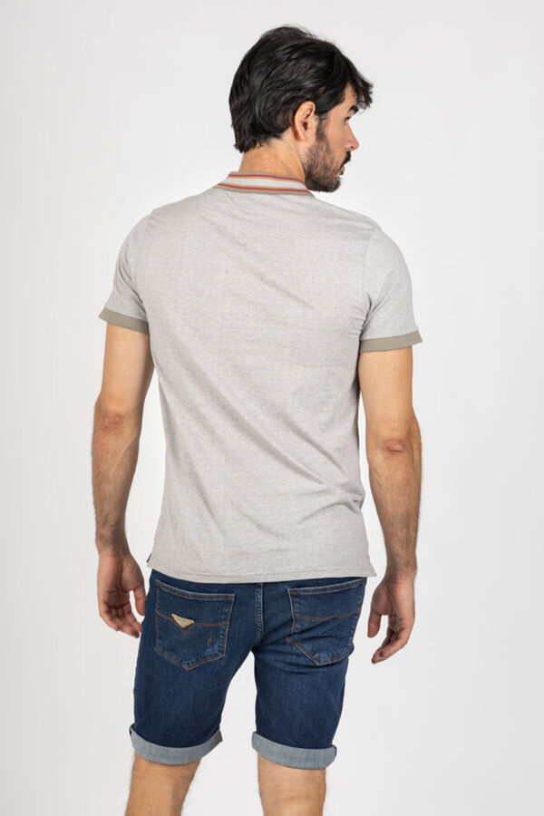 Privata Short sleeve polo shirt Grey