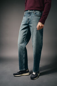 OOTO Calça jeans de corte reto