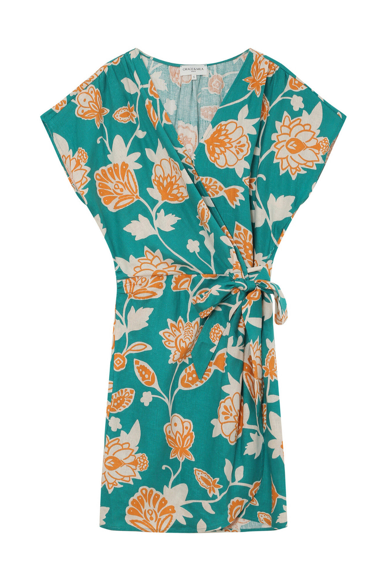 Grace & Mila Vestido curto estampado floral Velora