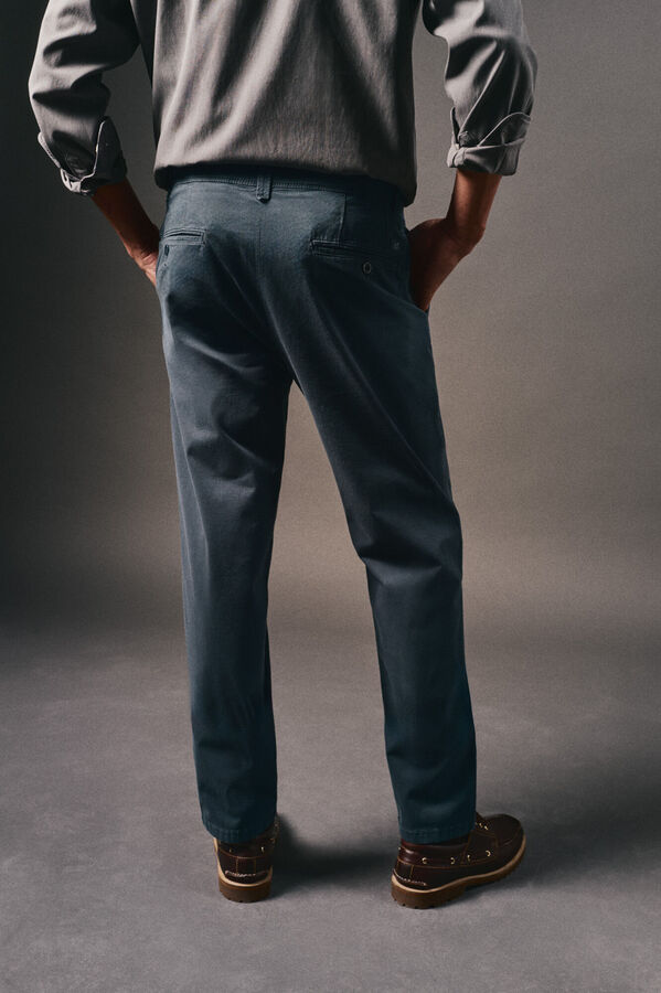 OOTO Slim fit chinos Navy