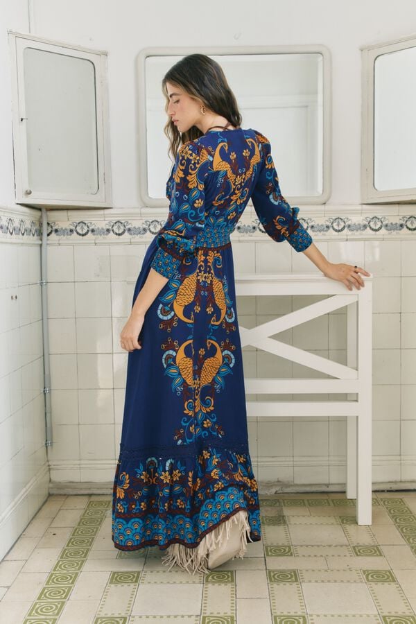 Jaase Vestido maxi Sabrina Azul
