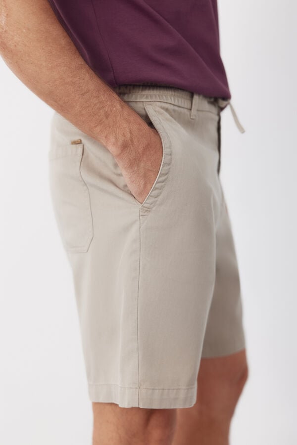 Cortefiel Bermuda laces Beige