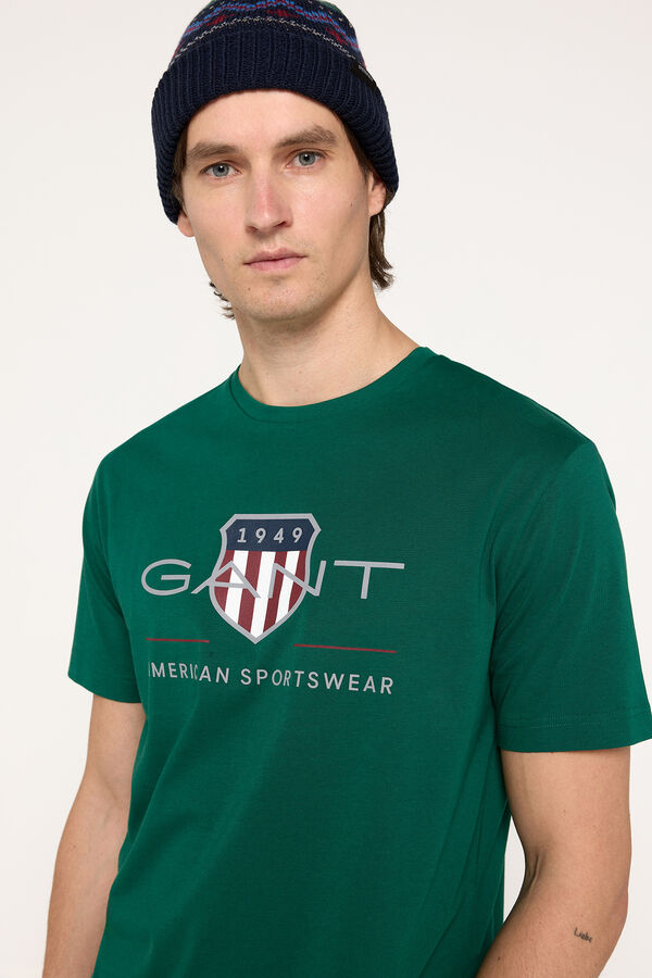 Gant T-shirt 100% algodão Verde