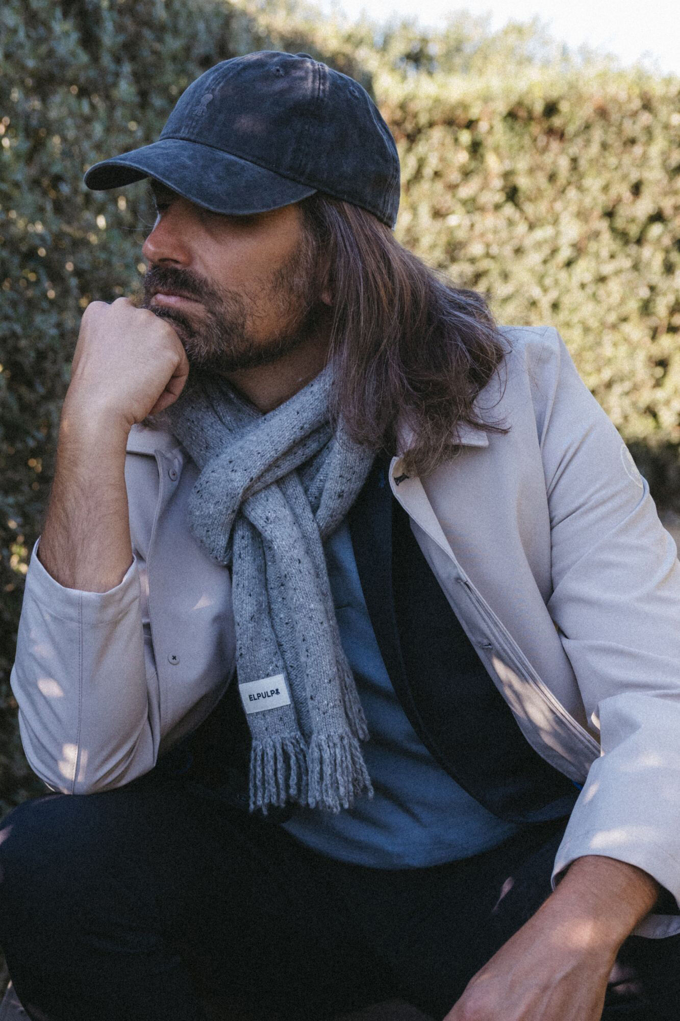 elPulpo Gorra lavada bordado