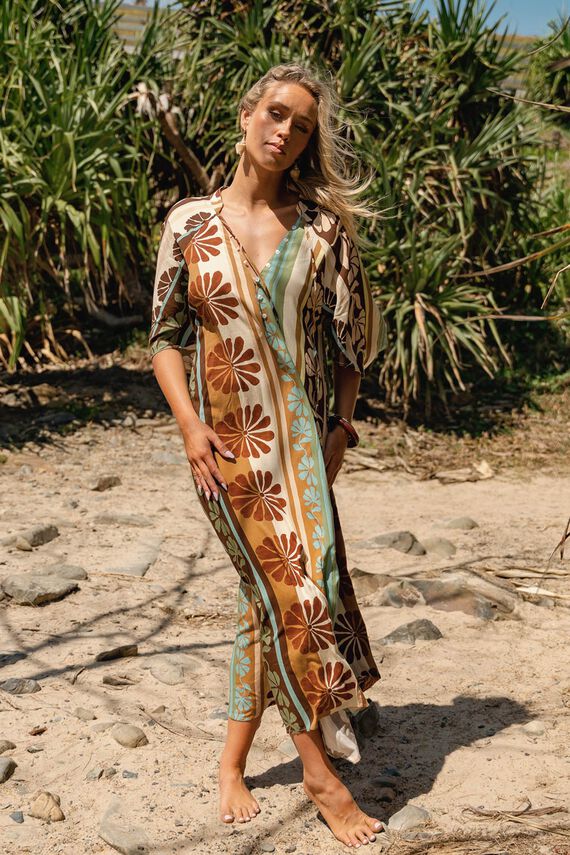 Vestido largo kaftán