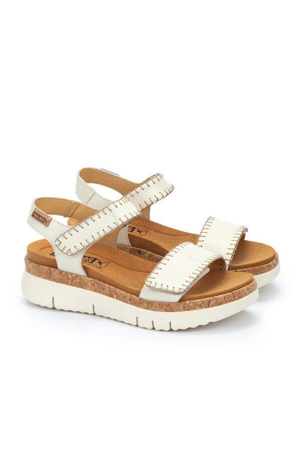Pikolinos Sandalias cuña Blanco