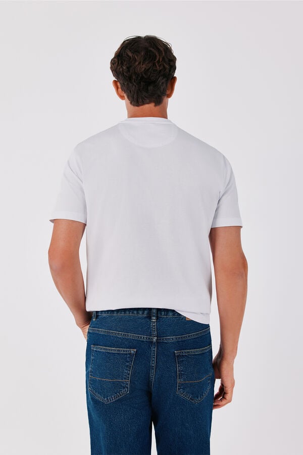 Cortefiel Basic T-shirt White