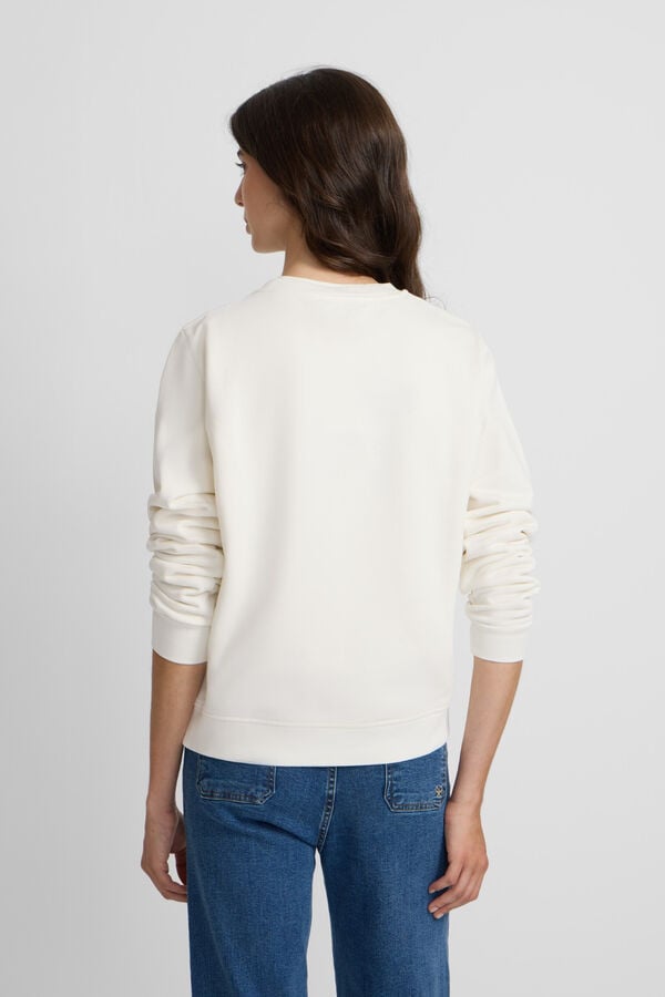 Silbon Sweatshirt de raquete Ecru
