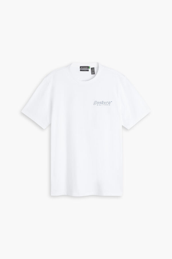 Cortefiel Camiseta gráfica Blanco