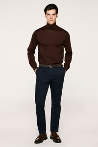 Selected Camisola de gola alta 100% lã merino