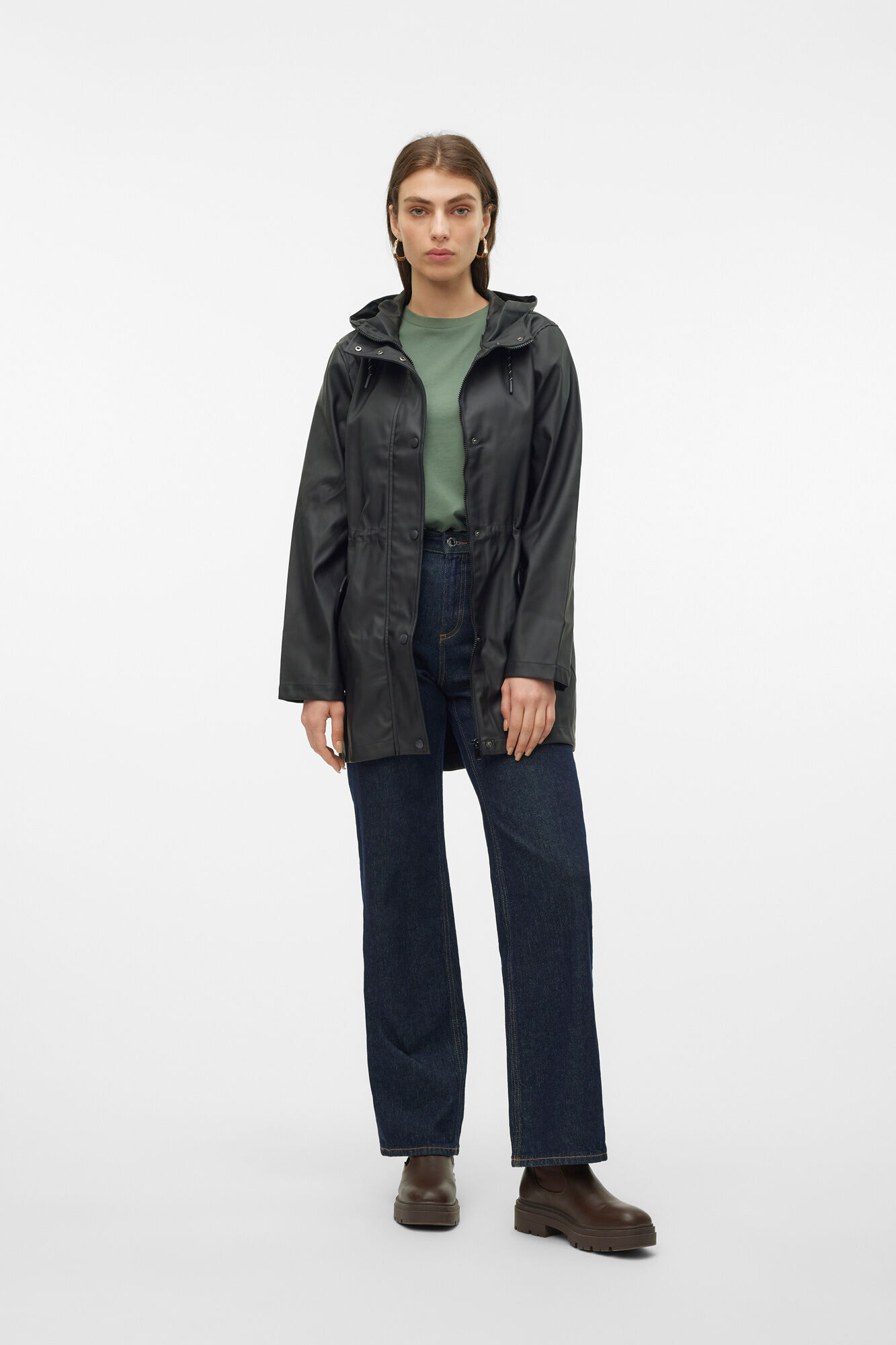 Vero Moda Chubasquero manga larga con capucha