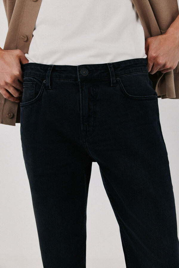 Cortefiel Regular fit jeans Black