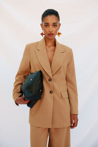 Cortefiel flap neck blazer