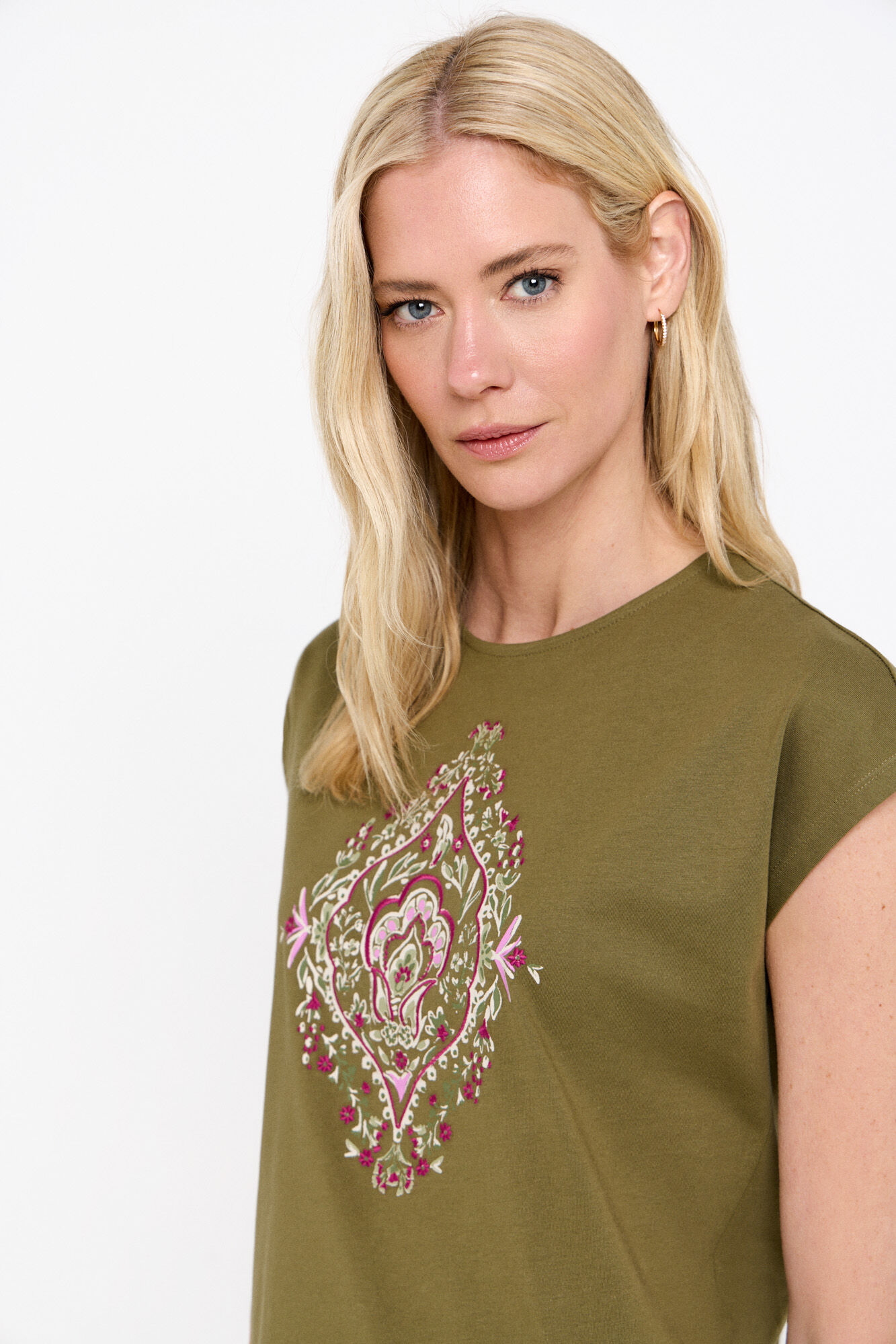 Camiseta basica algodon Tops y camisetas de mujer Cortefiel