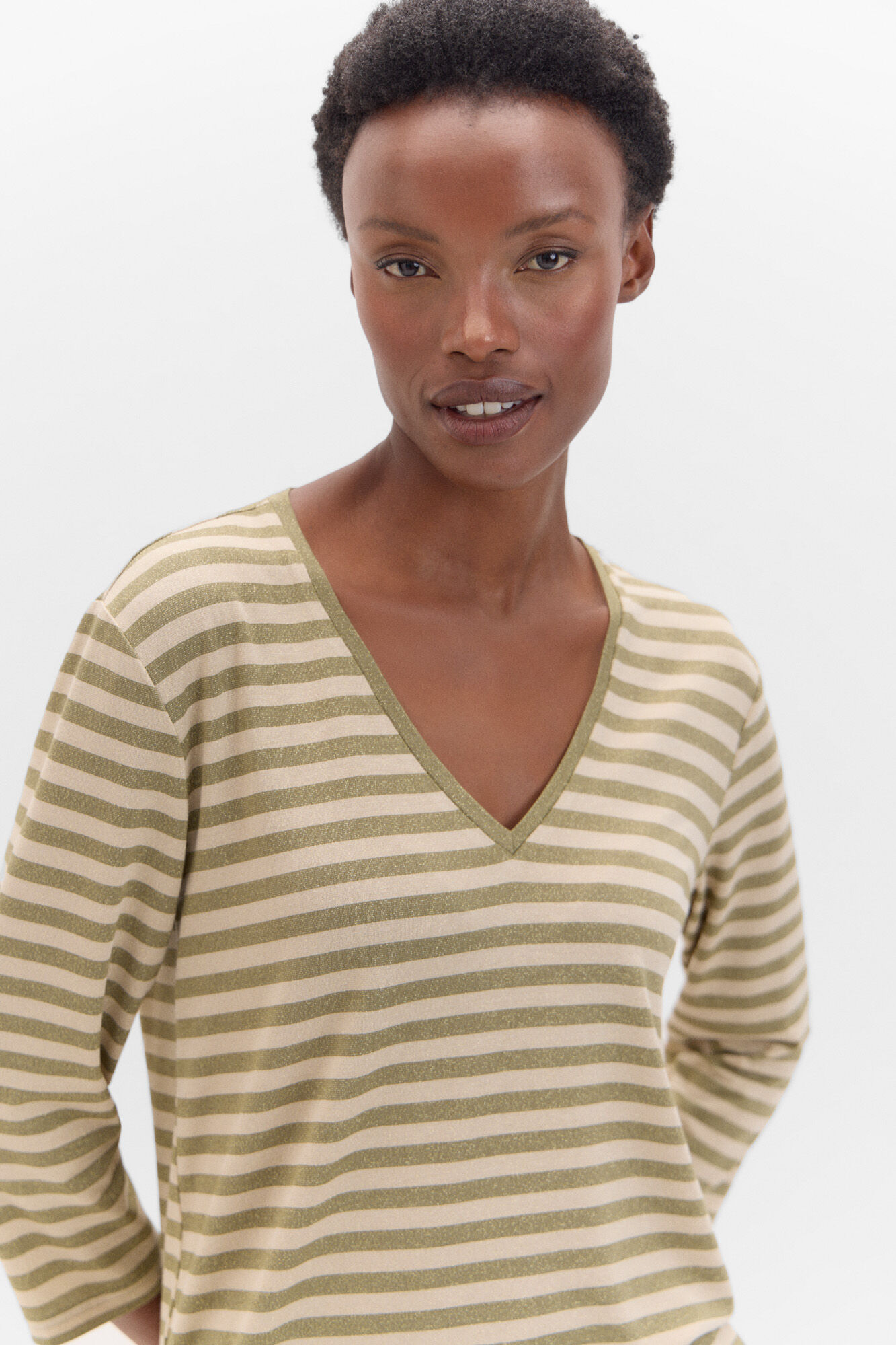 Camiseta de rayas mujer online