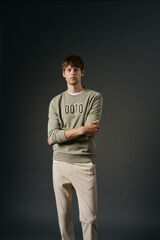 OOTO Sweatshirt logo bordado Verde