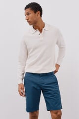 Cortefiel Chino bermuda shorts Blue