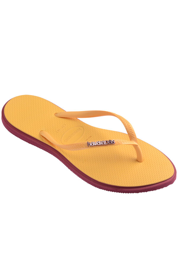 Havaianas Sand&aacute;lia Slim Point Amarelo