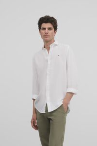 Cortefiel Camisa sport ligera Blanco