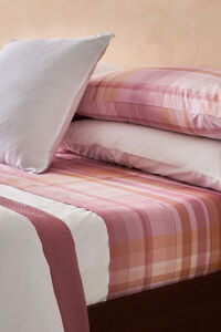 Cortefiel Juego de sábanas Amara rosa 90 cm Rosa