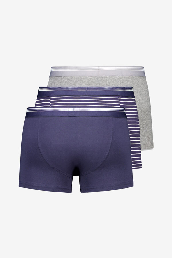 Cortefiel 3-pack jersey-knit boxers Grey