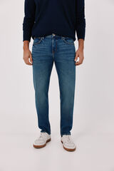 Cortefiel Slim fit jeans Blue
