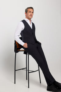 Cortefiel Series XXI suit waistcoat Grey