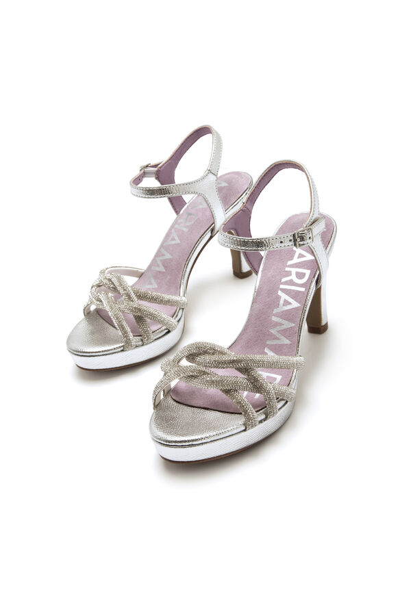 Maria Mare Acate heeled sandal Grey