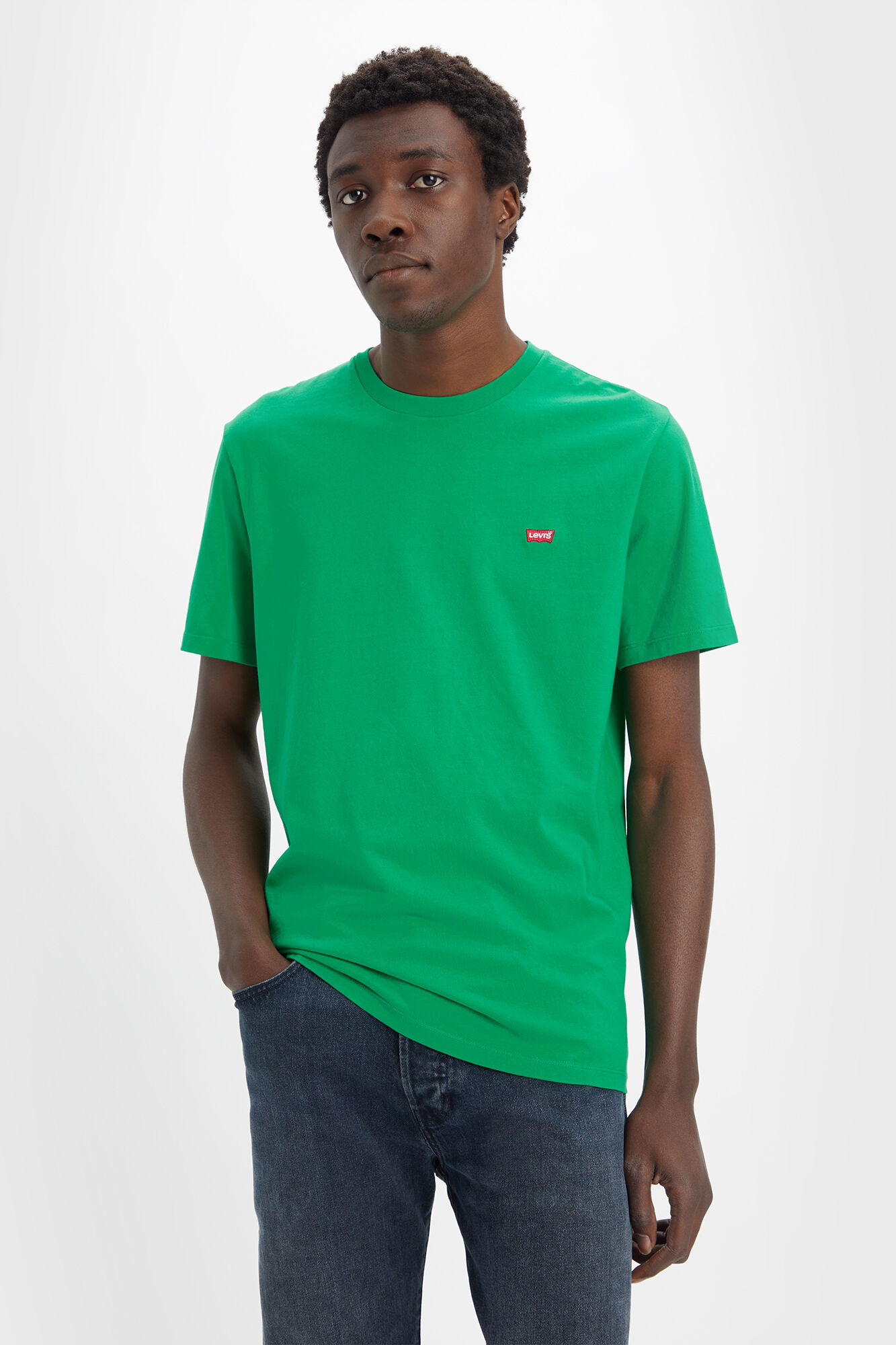 Camiseta levis 2025 verde hombre