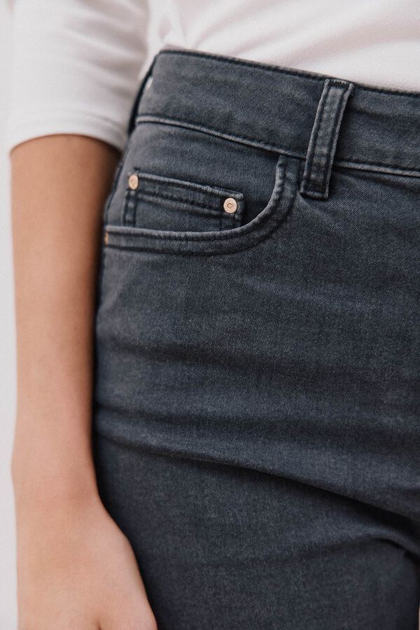 Cortefiel Sensational straight jeans Dark grey
