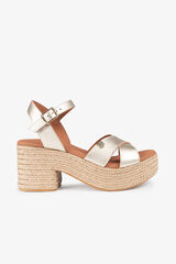Popa Clifton Laminated Women's Wedge Heel Gold