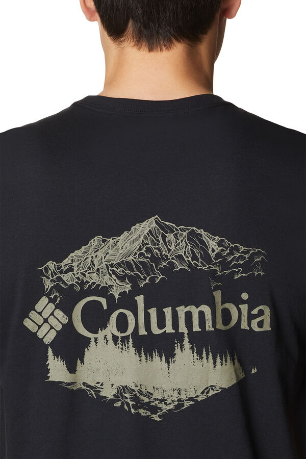 Cortefiel Short-sleeved Columbia Rockaway River T-shirt™  Black