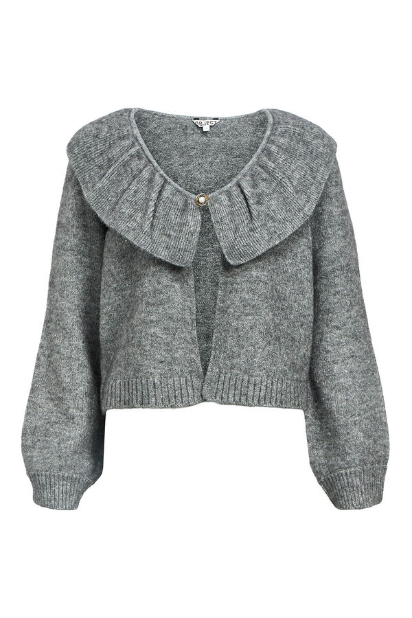 Object Cardigan de lã e alpaca Cinzento