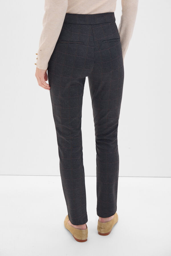 Cortefiel Ponte Roma trousers Printed grey