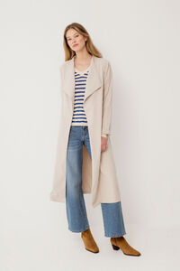 Vila Long knotted trench coat
