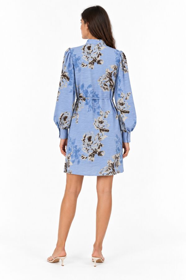 Vila Shirt dress with belt Blue