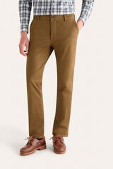Dockers Cal&ccedil;as chino slim Original Castanho
