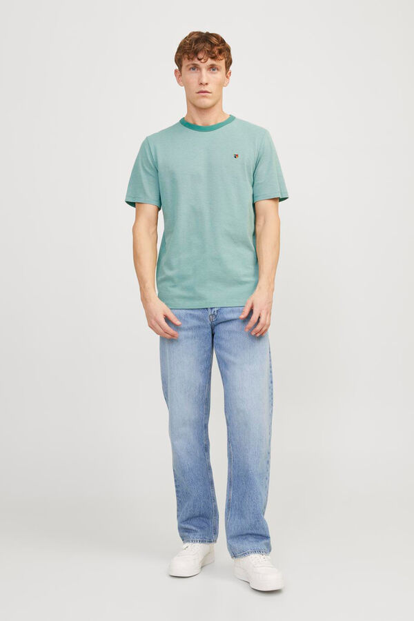 Cortefiel Regular fit T-shirt Green