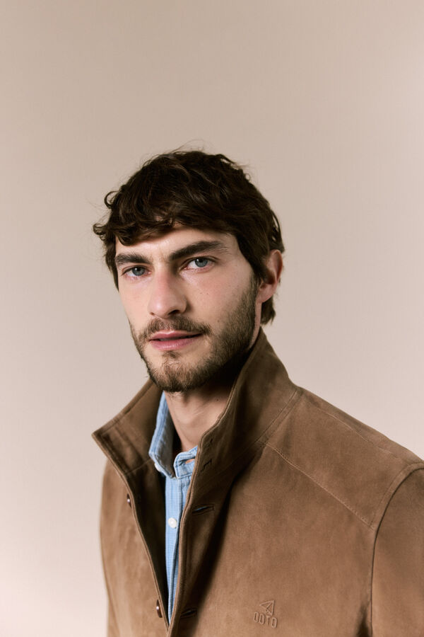 OOTO Blus&atilde;o em camur&ccedil;a Tostado